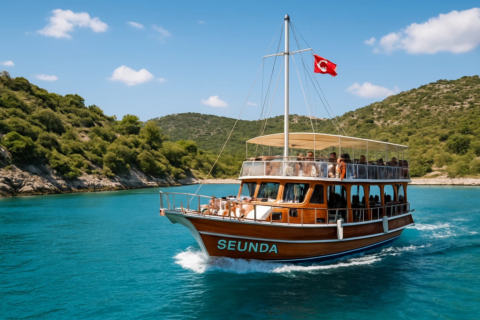 Sığacık Seferihisar Selinda Tekne Turu